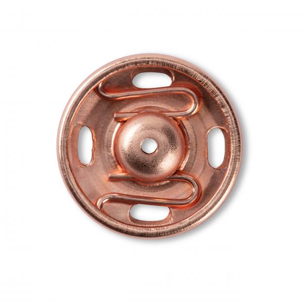 Annähdruckknopf in rosegold