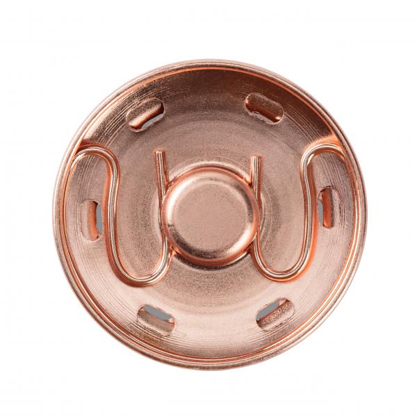 Annähdruckknopf in rosegold