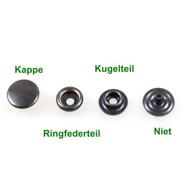 Niet 3720 4,5 mm LG 12,5 mm MS Brüniert