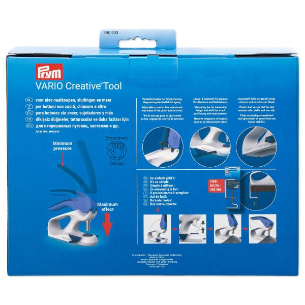Vario Creative Tool für Ösen, Druckknöpfe und Hohlnieten