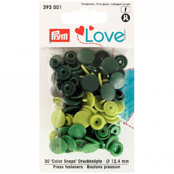 Prym Love Druckknöpfe Color gemischte Farben