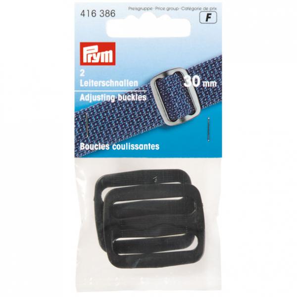 Leiterschnallen KST 30 mm schwarz