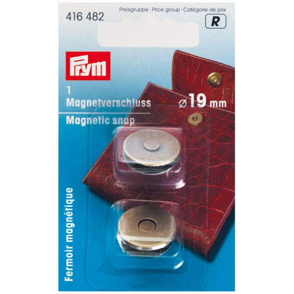 Magnet-Verschluß 19 mm altmessing