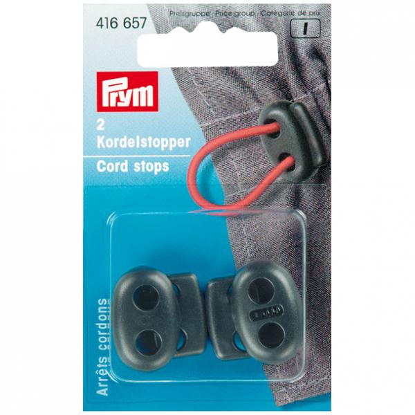 Kordelstopper KST 2-Loch schwarz