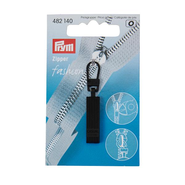 Fashion-Zipper Casual schwarz