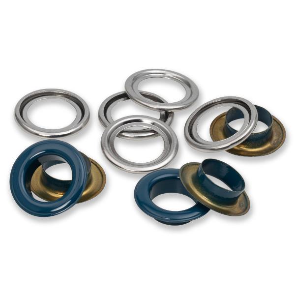 Bunte Ösen 14 mm von Prym als Nachfüllpackung