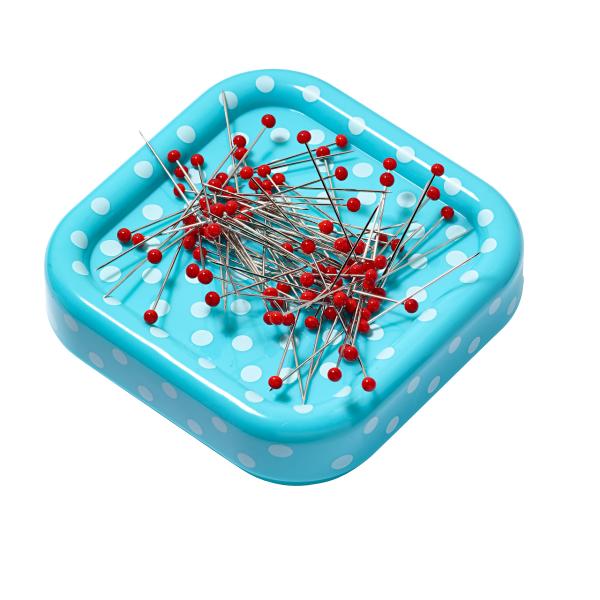 Prym Love Magnetnadelkissen + 9 g Glaskopf Nadel