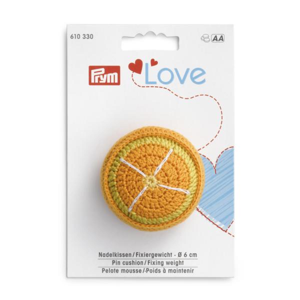 Prym Love Nadelkissen / Fixiergewicht orange