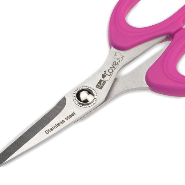 Prym Love Nähschere Micro Serration 13,5 cm pink