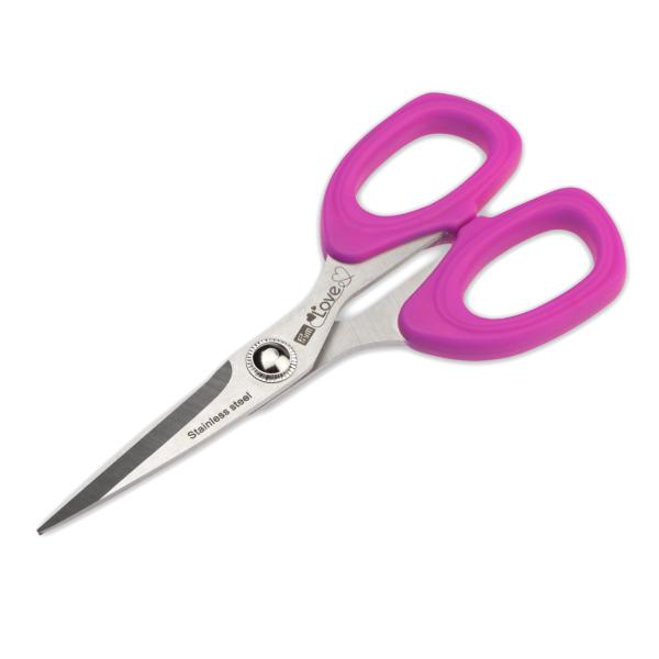 Prym Love Nähschere Micro Serration 13,5 cm pink
