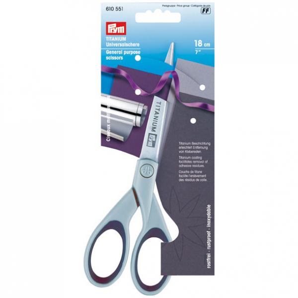 TITANIUM Universalschere 7'' 18 cm
