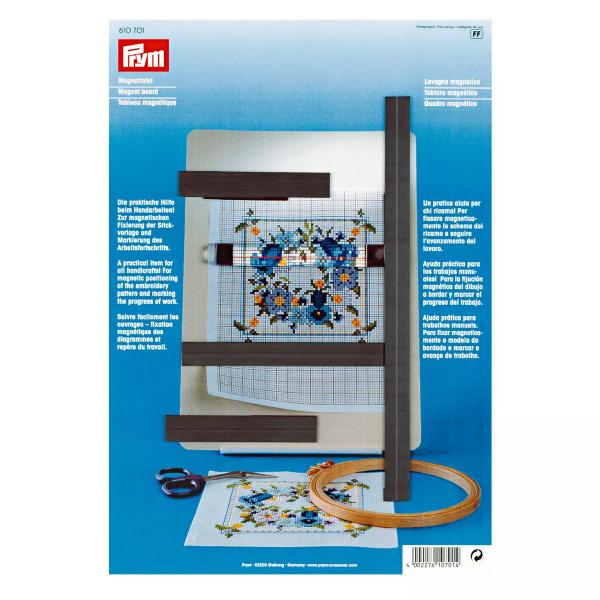 Magnettafel für Strickvorlagen etc.