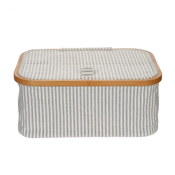 Box Canvas & Bamboo faltbar grau