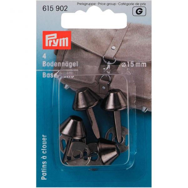 Bodennägel für Taschen Ø 15 mm altsilber