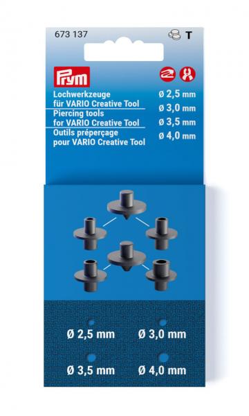 Lochwerkzeuge für VARIO Creative Tool 2,5-4,0 mm