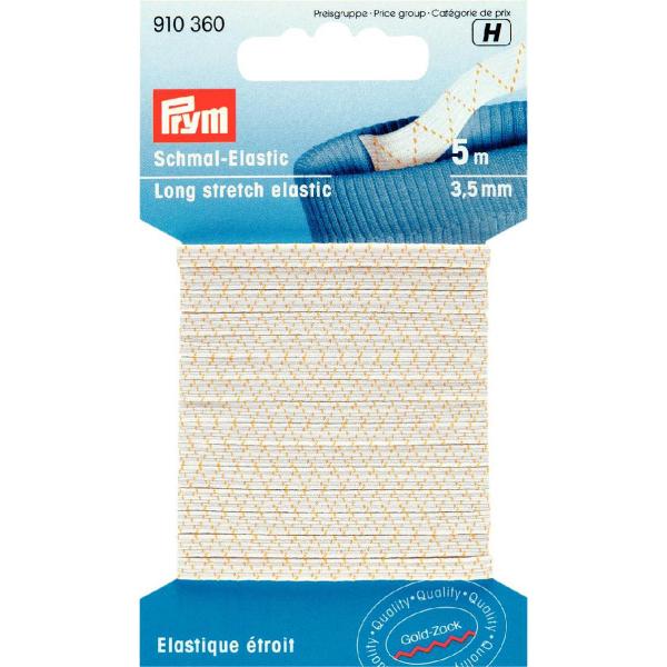Schmal-Elastic 3,5 mm weiß