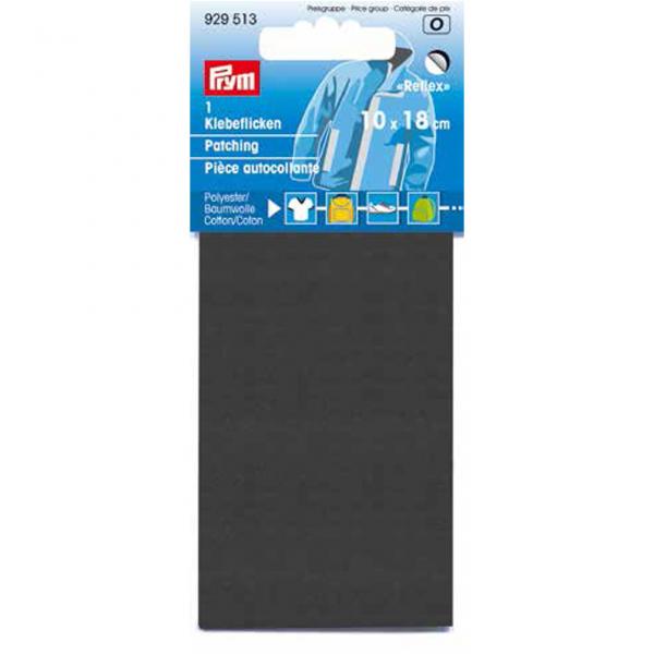 Klebeflicken reflektierend 10 x 18 cm schwarz