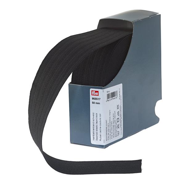 Nahtbahnenband 50 mm schwarz