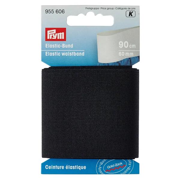 Elastic-Bund 60 mm schwarz