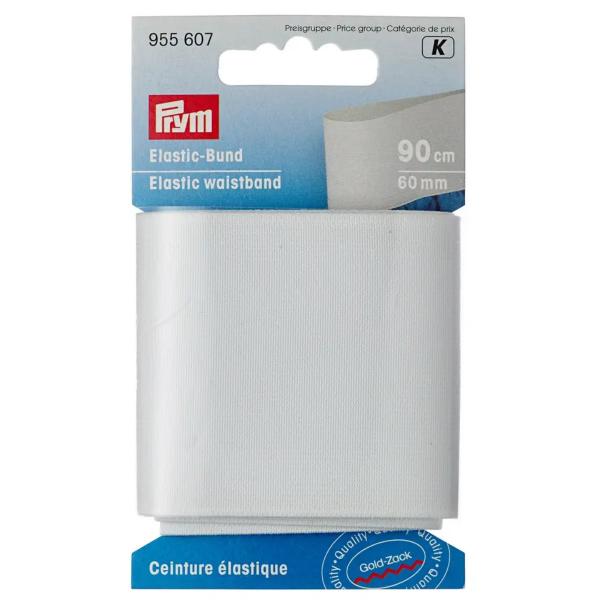 Elastic-Bund 60 mm weiß