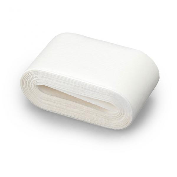 Saumvlies mit Trägerpapier zum Einbügeln 38 mm weiß