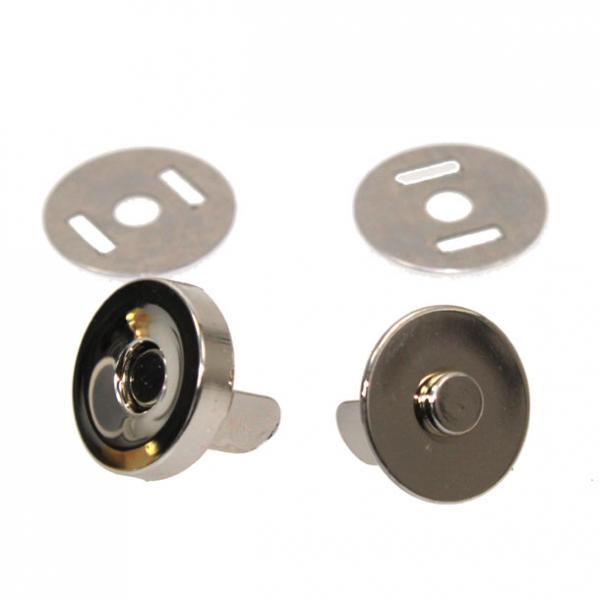 Magnetverschluss 18 mm U-Typ silber