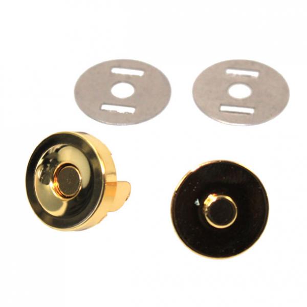 Magnetverschluss 18 mm U-Typ gold