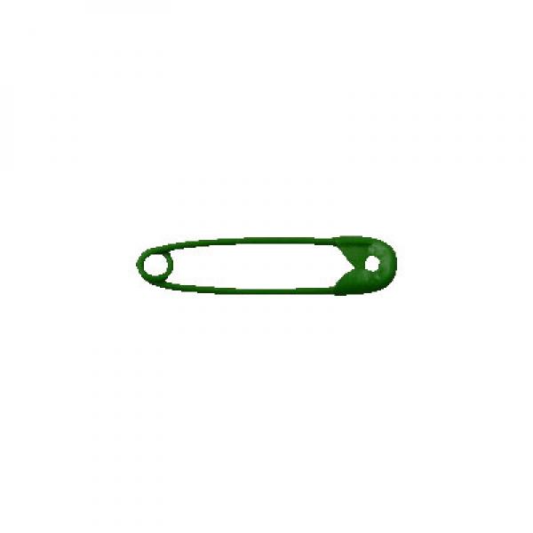 Grüne Sicherheitsnadeln 22 mm 