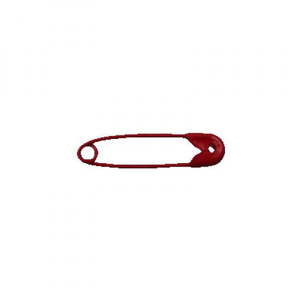 Rote Sicherheitsnadeln 22 mm 