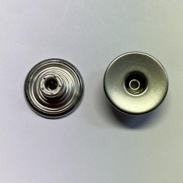 AL OFX 32/300 Jeansknöpfe Stainless blasted