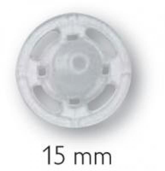 Ann臧druckknöpfe KST 15 mm transp.