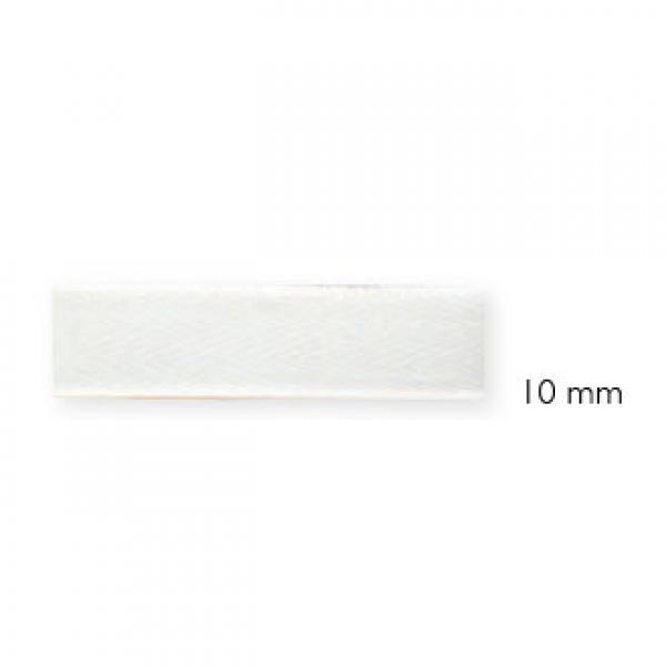 Baumwollband kräftig 10 mm weiß