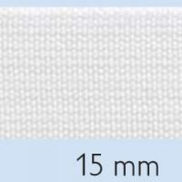 Elastic-Band kräftig 15 mm weiss gewebt