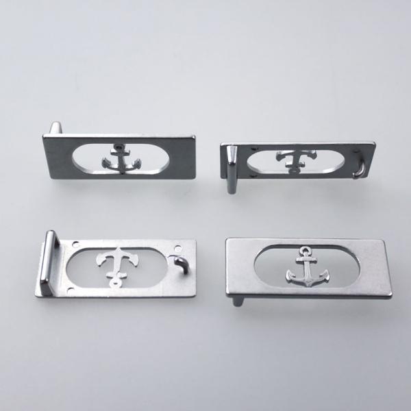 Gürtelschnalle Anker silberfarbig 58 x 25 mm