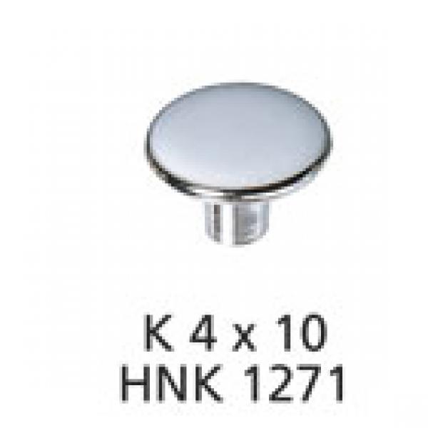 1000 Hohlnietkappen 10 x 4 mm ST schwarz RAL 9005