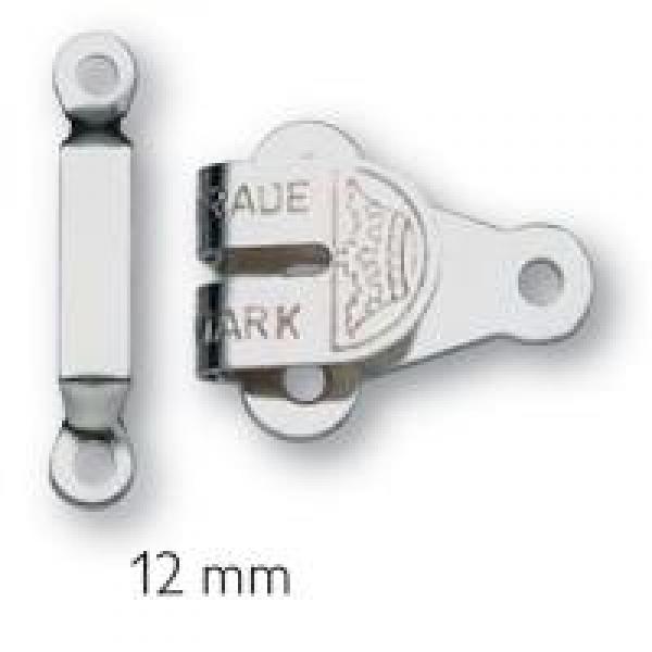 Hosenhaken und Stege ST silberfarbig 12 mm