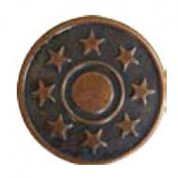 100 Jeans-Knöpfe "Sterne" 17 mm