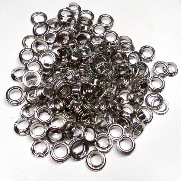 100 Ösen mit Scheiben 8 mm