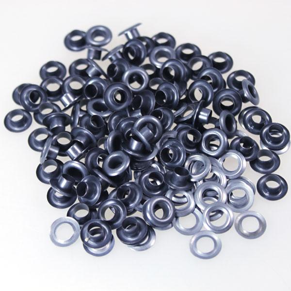 100 Ösen mit Scheiben 5 mm 