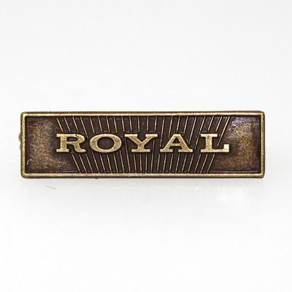 Ansteckplakette Royal 20x5,6 mm Anstecknadel
