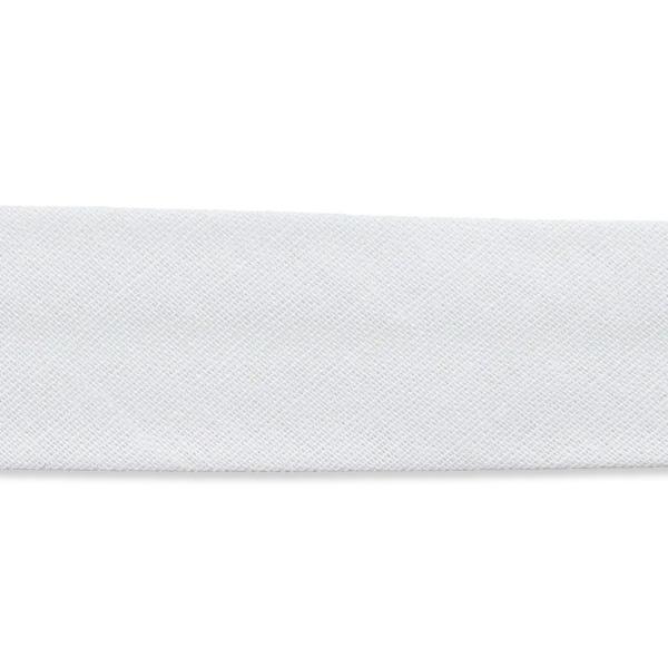 Schrägband 20 mm weiß 25m