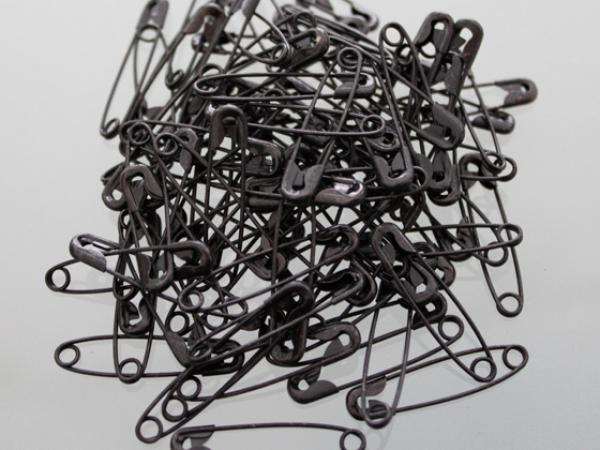 1000 Sicherheitsnadeln 28mm schwarz