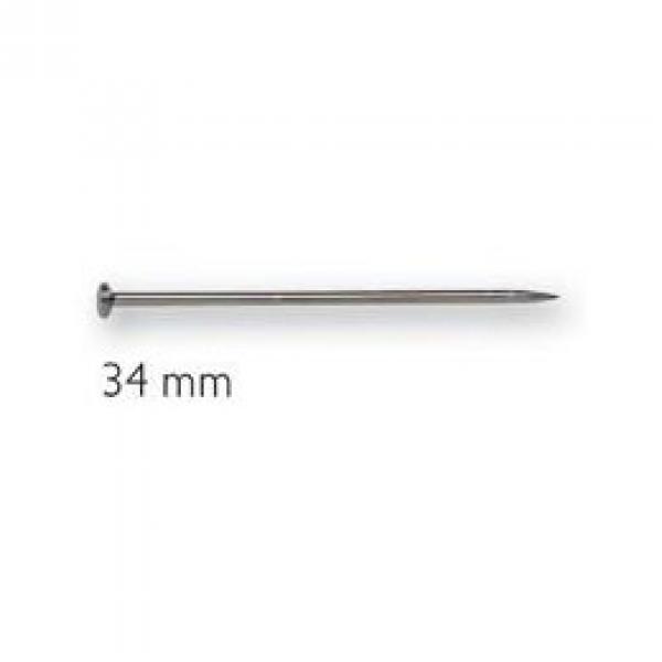 Stecknadeln 8 EF silberfarbig 34 x 0,60 mm
