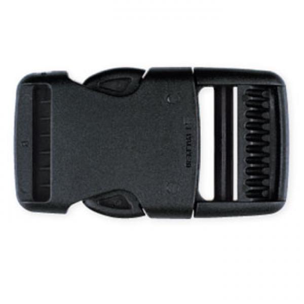 Steckschnalle KST stark schwarz 40 mm