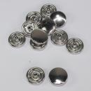 50 Kappen 15 mm Anorak silber