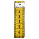Maßband 150 cm/ 150 cm gelb