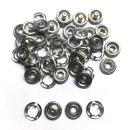 80 Prym Jersey Druckknöpfe 8 mm silber nickelfrei