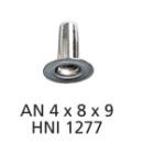 Hohlniete 4 x 8 x 9 mm