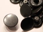 100 Jeans-Knöpfe schwarz 17 mm