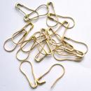 1000 Sicherheitsnadeln Birnenform gold 22mm